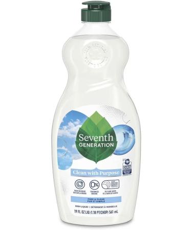 Seventh Generation Free & Clear Dish Liquid Soap 25 Oz - Pack of 6 - Buy Online on SooperMarket.com