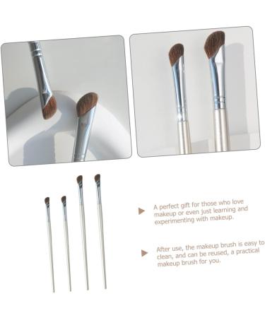 CANIGHT 4pcs Nose Shadow Brush Eye Shadow Brush Concealer Brush under Eye Makeup Accessory Artificial Fiber - Buy Online on SooperMarket.com