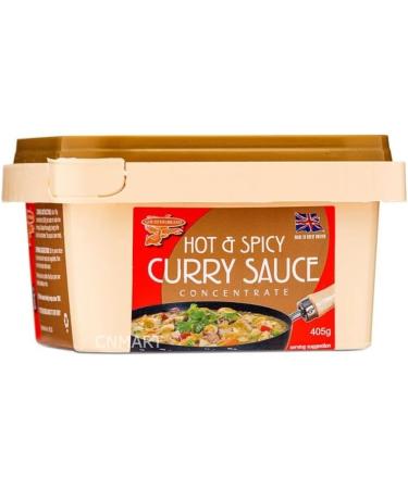 Goldfish Chinese Takeaway Curry Sauce Paste Concentrate 405g Hot and Spicy (Pack of 3) by CNMART - Buy Online on SooperMarket.com