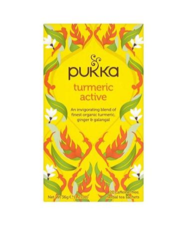 2X Pukka Turmeric Active Herbal Tea Bags 20 per Pack
