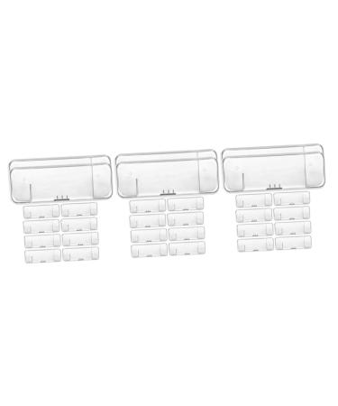 MAGICLULU 30pcs Razor Storage Box Beard Travel Guide Plastic