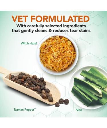 Buy Vets Best Dog Eye Wipes - 100 Pieces | Gentle Care for Your Dog's Eyes | International Shipping Available - Buy Online on SooperMarket.com