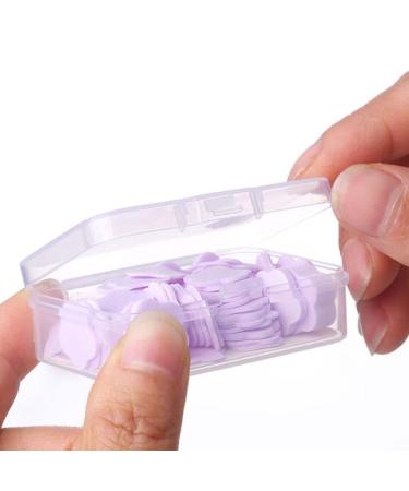 100Pcs Blue Mini Portable Flower Shape Soap Paper Sheets Disposable Travel Hand & Foot Cleanser Flakes | Perfect for On-the-Go Hygiene - Buy Online on SooperMarket.com