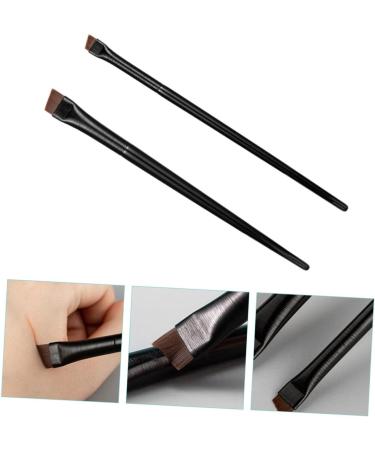 Healeved 12 Sets Wood Makeup Tool Black Women Eyebrow Brush Brow Brush Brow Brush Kit - Buy Online on SooperMarket.com