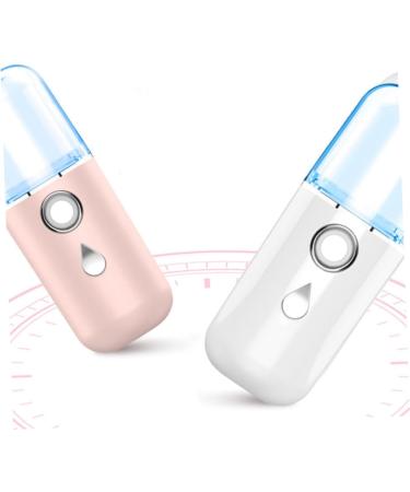 BELLIFFY Nano Water Replenishing Instrument Hydrator Mini Facial Cooling Steamer Nano Mister White Plastic - Buy Online on SooperMarket.com