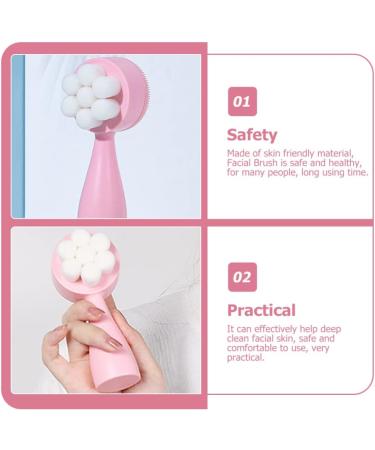 Beavorty Double Sided Facial Cleansing Brush - Exfoliate & Cleanse for Teen Girls | Handheld Skin Care Tool - Buy Online on SooperMarket.com