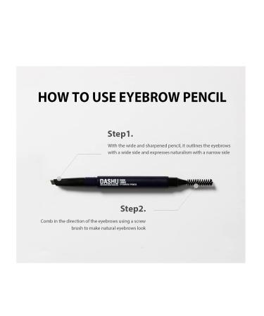 DASHU Good Looks Eyebrow Pencil | Square Tip for Easy Drawing - Buy Online on SooperMarket.com
