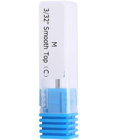 Ceramic Nail Drill Bit Nail Drill Bits Nail Supplies Ceramic Cylinder Shape Grinding Head Nail Art Tools for Manicure Pedicure Home Salon (Round bald head M) - Buy Online on SooperMarket.com