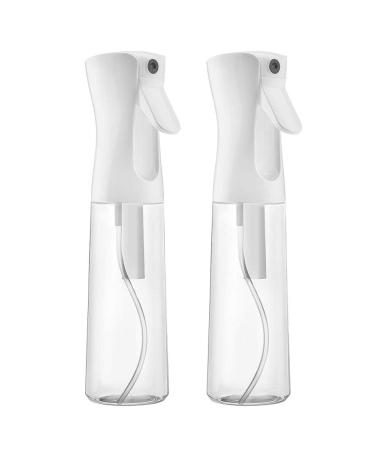 2 PCS Spray Bottle Continuous Hair Water Mist Sprayer for Hairstyling, Cleaning, Gardening, Misting,Skin Care Clear 200ml 200ml/6.7oz Clear