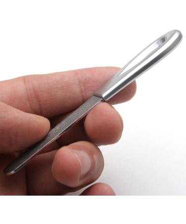 Desikixudy Stainless Steel Nail Art File Rod Double Sides Buffer Grinding Finger Polish Acrylic Gel Manicure Tools - Buy Online on SooperMarket.com