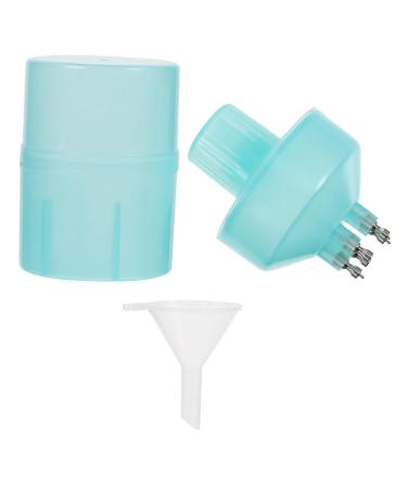 1 Set Hair Color Applicator Bottle Dying Hair Applicator Dropper Vessel Tools Scalp Massage Comb Hair Dyeing Bottle Medicine Applicator Comb Plastic Hair Care Hair Oil 6.3X4.5cm Blue