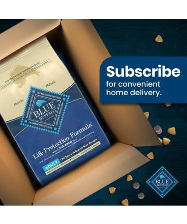 Blue Life Protection Formula Natural Dry Dog Food Adult Chicken & Brown Rice 6.8kg Medium Bag Chicken & Brown Rice - Buy Online on SooperMarket.com