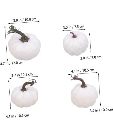 Abaodam 12pcs Graffiti Halloween Party DIY Pumpkin Props White Artificial Supplies White Size 2 - Buy Online on SooperMarket.com