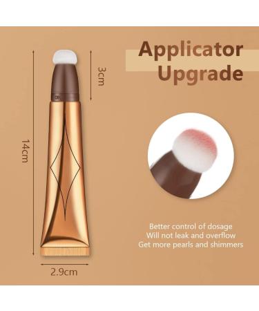 AOOWU Contour Beauty Wand Liquid Highlighter & Matte Blush - Long Lasting, Lightweight Makeup with Cushion Applicator - Buy Online on SooperMarket.com