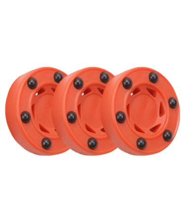 BESPORTBLE 3pcs Roller Hockey Game Puck Inline Hockey Street Hockey Puck Indoor Outdoor Floor Hockey Balls