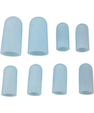 High-Quality Hammer Toe Covers - Silicone 4 Pairs Breathable Ventilation Large Toe Caps for Corns & Blisters Relief - Buy Online on SooperMarket.com