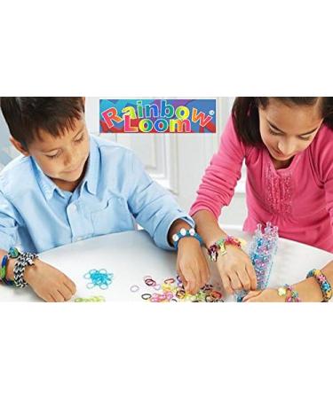 Rainbow Loom Crafting Kit | Loom, Metal Hook, Mini Loom, 600 Rubber Bands + 24 Clips - Buy Online on SooperMarket.com
