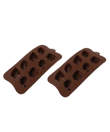 MAGICLULU Silicone Mold 2 Pcs Mold Reverse Mould Silicone Die Abrasives Silica Gel Manual Chocolate Mold