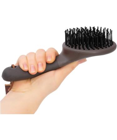 Animalon Mane and Tail Brush for Horses | Premium Horse Care Accessories | Durable Mane and Tail Comb in Brown - Buy Online on SooperMarket.com