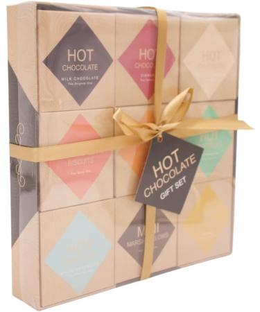 Hot Chocolate Gift Set - Flavoured hot Chocolate Gift Set for Kids Men Women Adult - Christmas Gifts Options White hot Chocolate - Chocolate Orange Salted Caramel (9 Pack HOT Chocolate Gift Set) - Buy Online on SooperMarket.com