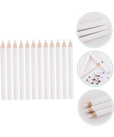 DOITOOL 48 Pcs Nail Point Drill Pencil Nail Dotting Pen Gems Picking Pen Nail Art Gems Diy Nail Art Gems Picker Pen Wax Pencil Nail Point Pen Crayons White Nail Sticker Drill Manicure Wood - Buy Online on SooperMarket.com