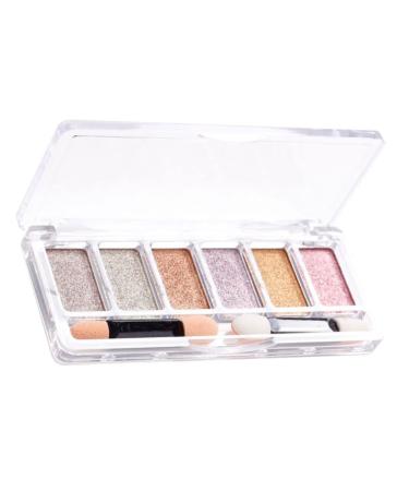 Nail Mirror Powder 6 Colours Manicure Chrome Glitter Pigment with Eyeshadow Sticks Golden nail chrome powder PINK