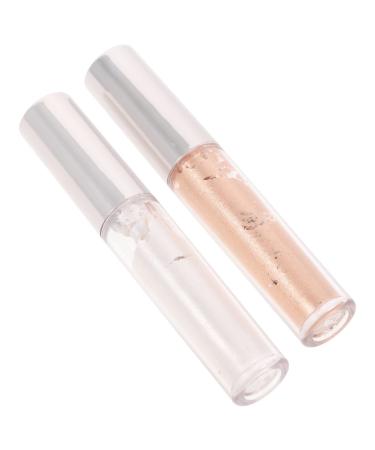 Mikinona 2pcs Liquid Eyeshadow White Glitter Eyeshadow Long Lasting Eyeshadow Glitter Makeup Purple Makeup Eyeshadow Stickers Highlighter Makeup Supplies Cosmetic Miss Product