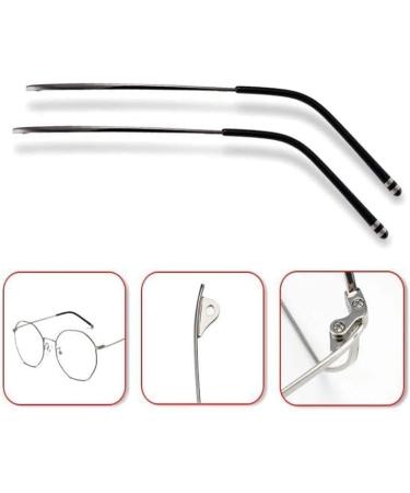 RANARA Replacement Eyeglass End Tips - Thin Metal Frame Arms Gray Eyeglass Replacement Temples & Accessories International Shipping Available - Buy Online on SooperMarket.com