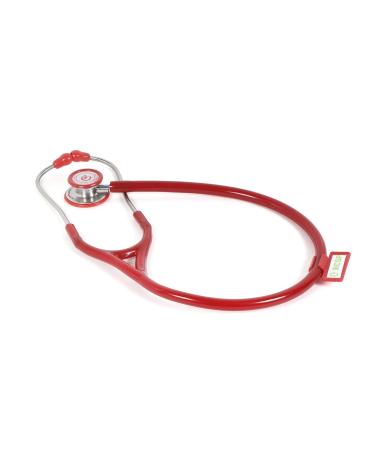 Lightweight Red Stethoscope for Doctors Nurses & Students | Professional Medical & Cardiology Use - Buy Online on SooperMarket.com