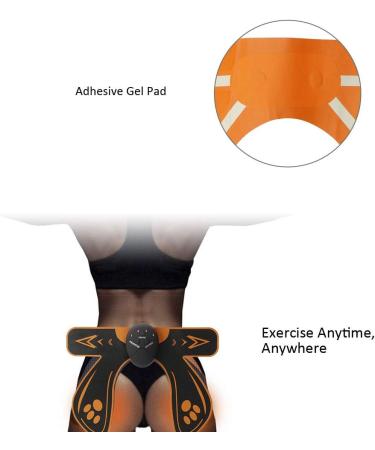 Portable Hip Trainer & EMS Buttocks Lift Massager - Intelligent Muscle Stimulation for Men & Women - Buy Online on SooperMarket.com