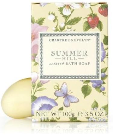 Crabtree & Evelyn - Summer Hill Scented Bath Soap | 100g - Buy Online on SooperMarket.com