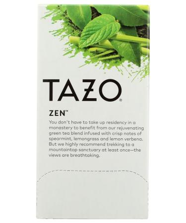 Tazo Teas Zen Green Tea 20 Filterbags 1.5 oz (43 g) - Buy Online on SooperMarket.com