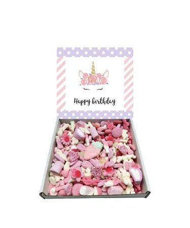 Happy birthday Unicorn Gift Pick n Mix 1KG Sweets Selection Box Sweet Hamper Childrens Birthday Gift Present