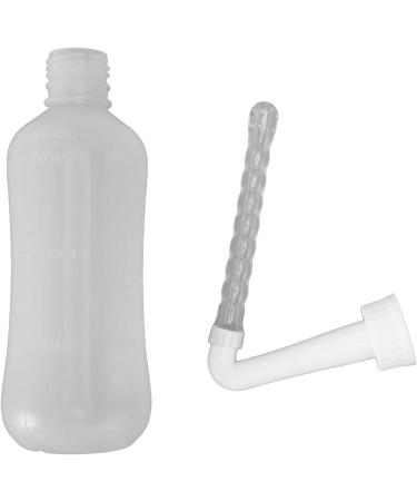 Nasal Rinsing Cleaner Efficient Easy Large Capacity Comfortable Sinus Rinsing Bottle for Sea Water (310ML White) - Buy Online on SooperMarket.com