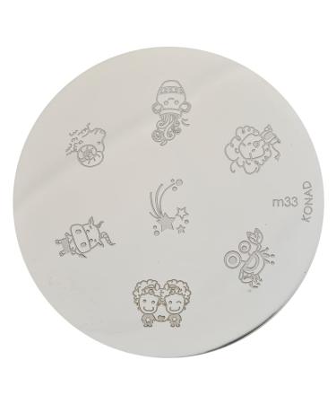 Konad stencil stamping stamping stencil M33