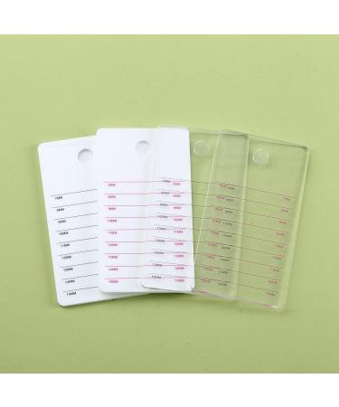 Acrylic Eyelash Extension Palette - Grafting False Eyelash Organizer Tray & Adhesive Holder for Individual Lashes - Transparent A - Buy Online on SooperMarket.com