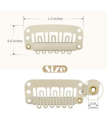 Dreamlover Wig Clips Small - 30 Pieces for Extensions & Blonde Styles | Durable Wig Snap Clips for Perfect Hairstyles - Buy Online on SooperMarket.com