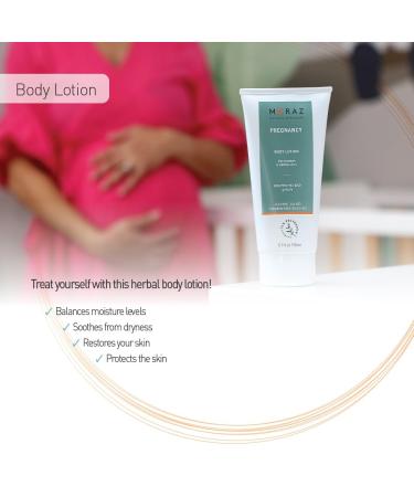 Moraz Pregnancy Body Lotion - Herbal Formula for Women | Hydrating & Elasticity-Boosting | Jojoba Oil - 5.1 oz - Buy Online on SooperMarket.com