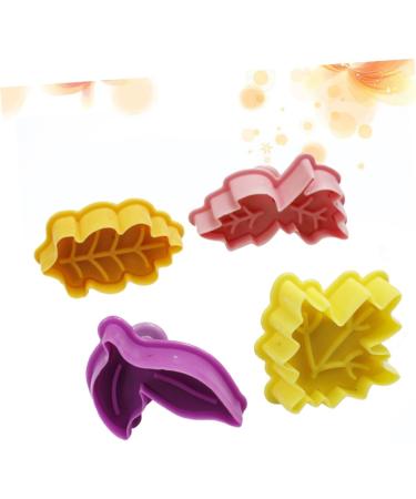 4 Pcs Leaves Cake Mold Cookie Mold Baking Mold Earphone Case Pirate Flag Banners Animal Tissue Holder for Car Dollhouse Miniature Bowl Prisms for Science Three-Dimensional 3D Leaf - Buy Online on SooperMarket.com