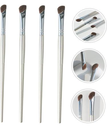 CANIGHT 4pcs Nose Shadow Brush Eye Shadow Brush Concealer Brush under Eye Makeup Accessory Artificial Fiber - Buy Online on SooperMarket.com