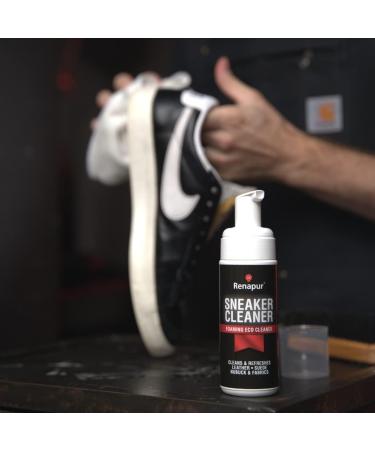Renapur Sneaker Cleaner (150ml) - Natural Foaming Cleaner for Sneakers, Trainers & Kicks - Buy Online on SooperMarket.com
