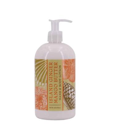 Greenwich Bay Trading Company 16 fl oz Shea Butter Lotion (Botanical Collection Island Ginger Mango Butter)