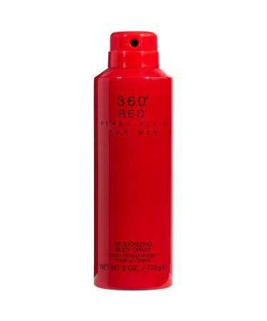 Perry Ellis 360 Red 3.4oz EDT Spray 6oz Body Spray 3oz Shower Gel 7.5ml EDT Spray Men 4 Pc Gift Set - Buy Online on SooperMarket.com