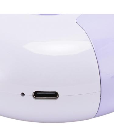 Electric Automatic Nail Clipper - 2 in 1 Electric Automatic Nail Clipper 2 Speeds USB Rechargeable Safety Fingernail Cutter File Nail Scraps Storage for Kids Adult Purple - Buy Online on SooperMarket.com