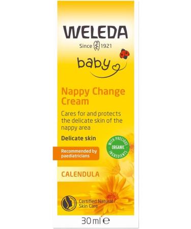 Weleda Calendula Nappy Change Cream - 30ml (Pack of 1) | Soothing Diaper Cream by Weleda UK Ltd - Buy Online on SooperMarket.com