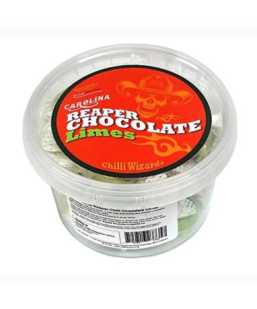 Carolina Reaper Chilli Chocolate Limes - 200g Tub