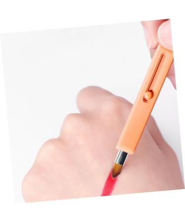 minkissy 1pc Retractable Lip Brush Makeup Applicators Travel Makeup Brush Make up Kit Makeup Beauty Tool Kits Telescopic Lip Brush Lip Gloss Applicator Makeup Lip Brush Makeup Tool Orange - Buy Online on SooperMarket.com