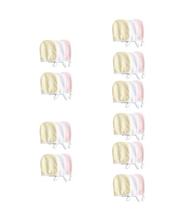 minkissy 30 PCS Makeup Remover Gloves spa Towel Facial Cloth Pads Makeup Remover Puff Makeup Remover Cloth face Cleaning Cloths Facial Scrubber Fiber Makeup Remover Wipes Make up Assorted Colorx5pcs 12x9cmx5pcs