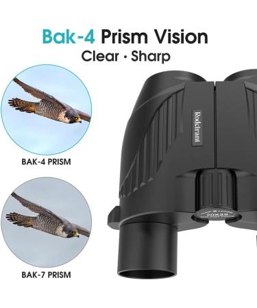 20x25 Compact Binoculars for Adults and Kids - High Power Easy Focus with Low Light Vision - Ideal for Bird Watching and Travel - Black - Buy Online on SooperMarket.com