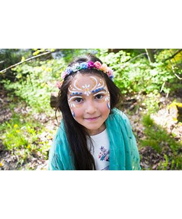 Natural Earth Paint Mini Face Paint Kit - Non-Toxic, Long Lasting, High Quality - 4 Vibrant Colors, Hypoallergenic for Halloween, Festivals - Buy Online on SooperMarket.com